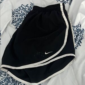 Nike Black Shorts with White Accents